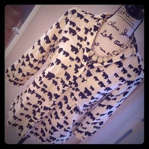 Maeve Blouse with adorable bear print
